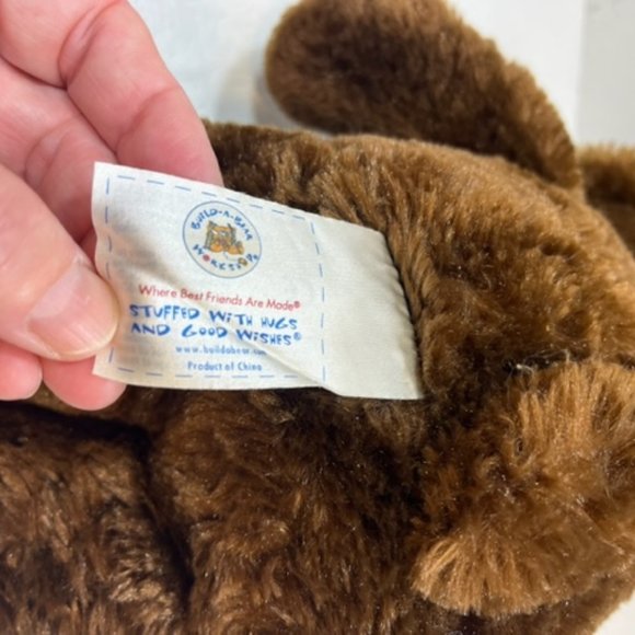 Build A Bear Plush Teddy Bear Dark Brown Plush Stuffed Animal Toy 15" - Picture 8 of 9